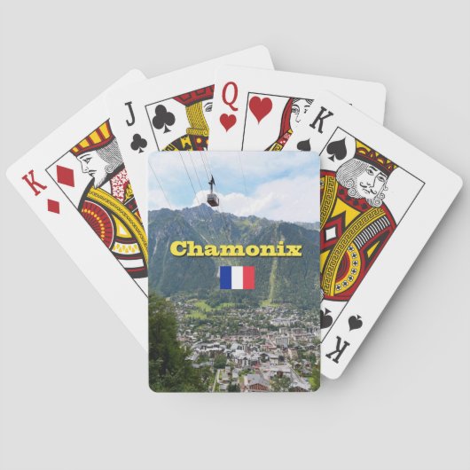 Chamonix - Mont Blanc Speelkaarten (Achterkant)