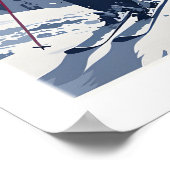 Chamonix Reisposter - Frankrijk 1 Poster (Hoek)