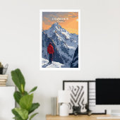 Chamonix Reisposter - Frankrijk 1 Poster (Thuiskantoor)