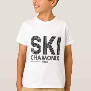 Chamonix Ski Resort Frankrijk Alpen Frans Skiën So T-shirt