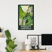 Chamonix Switzerland Martigny-Chatelard Railway Poster (Thuiskantoor)