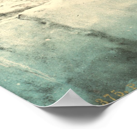 Chamonix Valley - Mer de Glace Poster (Hoek)