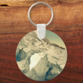 Chamonix Valley - Mont Blanc Sleutelhanger (Voorkant)