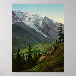 Chamonix Valley - Montblanc en La Flegere Poster