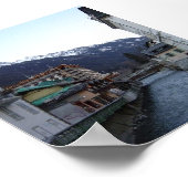 Chamonix Village Poster (Hoek)