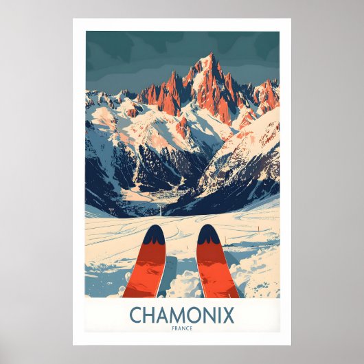 Chamonix Wall Art Poster 1 (Devant)