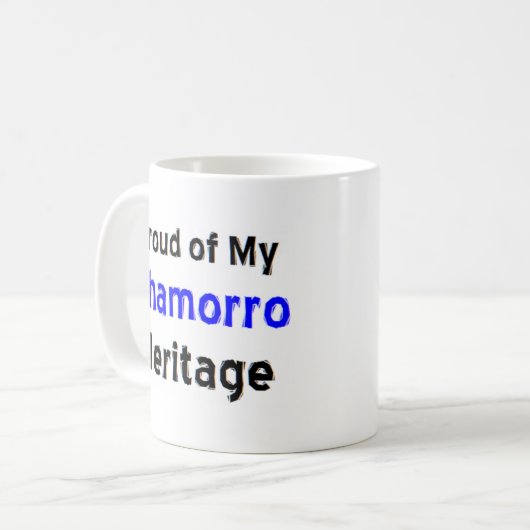 chamorro héritage tasse de café (Devant gauche)