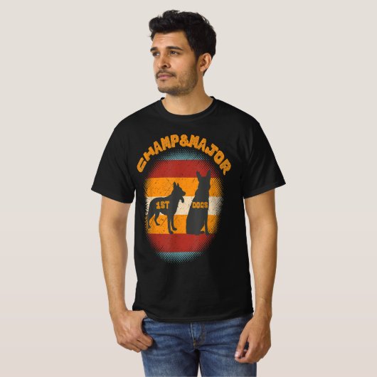 Champ and Major Uncle Joe Inauguration T-shirt (Voorkant volledig)