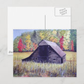 Champ Automne - carte postale (Devant / Derrière)