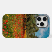 champ avec des fleurs et des arbres (Verso Horizontal)