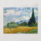 Champ blé avec carte postale Cypress (Devant)