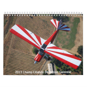 Champ Citabria Decathlon Calendar 2013 Kalender