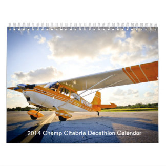 Champ Citabria Decathlon Calendar 2014 Kalender
