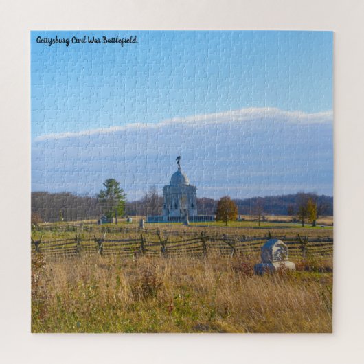 Champ de bataille de Gettysburg. Jigsaw Puzzle (Vertical)