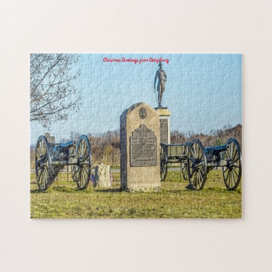 Champ de bataille de Gettysburg. Puzzle (Horizontal)
