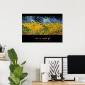 Champ de blé avec corbeaux par van Gogh Poster Imp (Bureau à domicile)