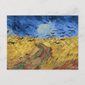 Champ de blé avec corbeaux Vincent van Gogh Carte  (Devant)