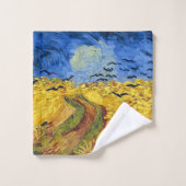 Champ de blé de Van Gogh peinture impressionniste (Gant de toilette)