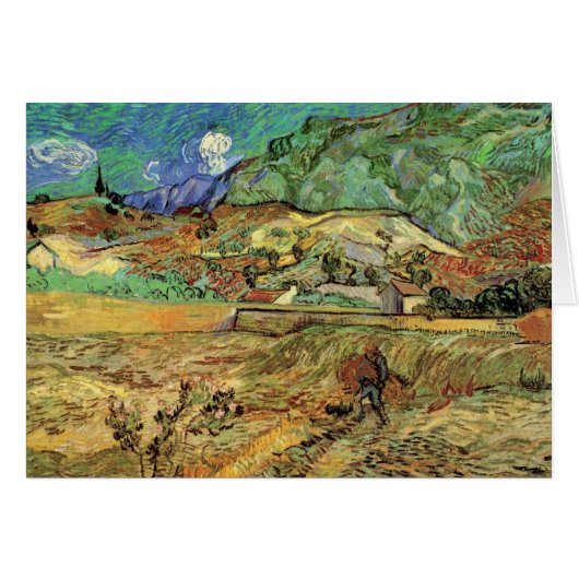 Champ de blé fermé w Paysan par Vincent van Gogh (Devant horizontal)