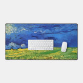 Champ de blé sous un ciel nuageux par Vincent van  (Clavier et souris)