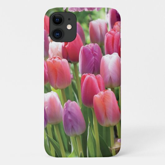 Champ de coque iphone de tulipes (Dos)