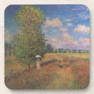 Champ de Coquelicots - Claude Monet - c1875 Bier Onderzetter