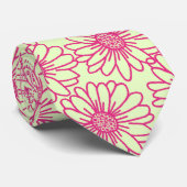 Champ de Cravate de marguerites, Fleurs roses (Roulé)