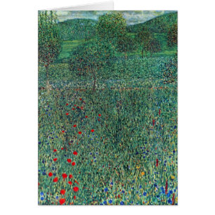 Champ de fleurs à Litzlberg Klimt, Paysage Vintage