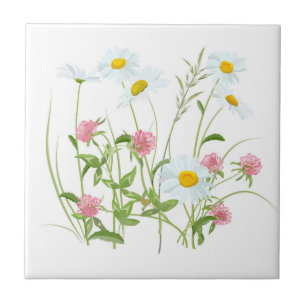 Champ de fleurs   Carreaux céramiques personnalisé