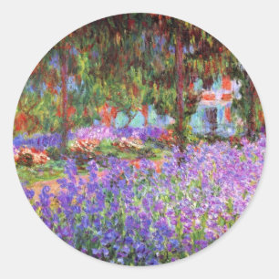 Champ de fleurs de lavande, Stickers Claude Monet