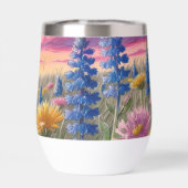 Champ de Fleurs sauvages au coucher du soleil (Arrière)