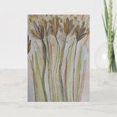 Champ de fleurs sauvages Carte blanche (Devant)