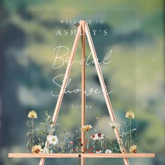 Champ de fleurs sauvages estivales pour la fête de (Neutre)