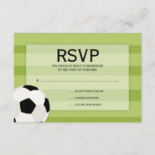 Champ de football Barre à thème Mitzvah RSVP