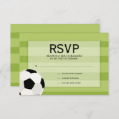 Champ de football Barre à thème Mitzvah RSVP (Devant / Derrière)