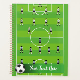 Champ de football et équipe