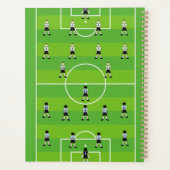 Champ de football et équipe (Dos)