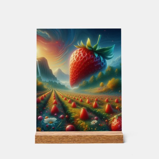 Champ de fraises de rêves (Recto)