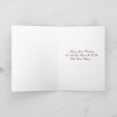 Champ de la carte d'anniversaire violet (Intérieur)