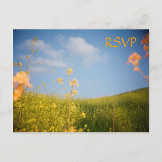 Champ de la carte postale RSVP