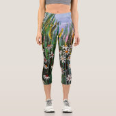 Champ de marguerites Capri Leggings par Laurie (Recto)