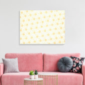 Champ de marguerites toile Imprimer, orange (Insitu(Salon))