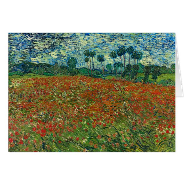 Champ de pavot de Van Gogh (Devant Horizontal)