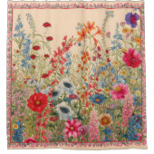 Champ de rideau de douche Fleur sauvage (Devant)