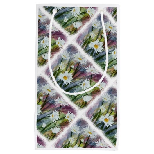 CHAMP DE SAC CADEAU FLEURS BLANCHES (Devant)