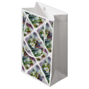 CHAMP DE SAC CADEAU FLEURS BLANCHES
