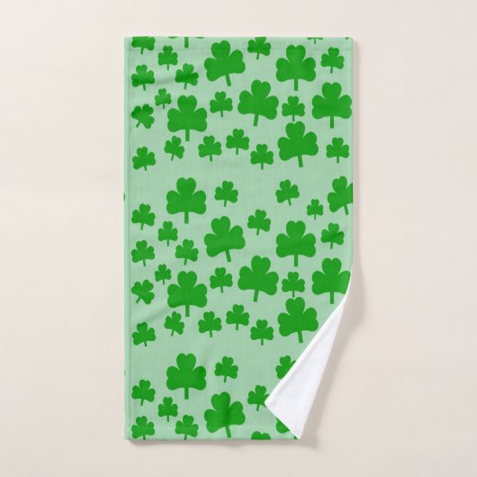 Champ de serviettes de bain Shamrocks (Serviette à main)
