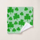 Champ de serviettes de bain Shamrocks (Gant de toilette)