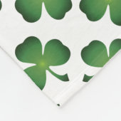 Champ de Shamrock Clovers Couverture en polaire (Coin)