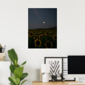 Champ de tournesols célestes - Impression d'art (Bureau à domicile)